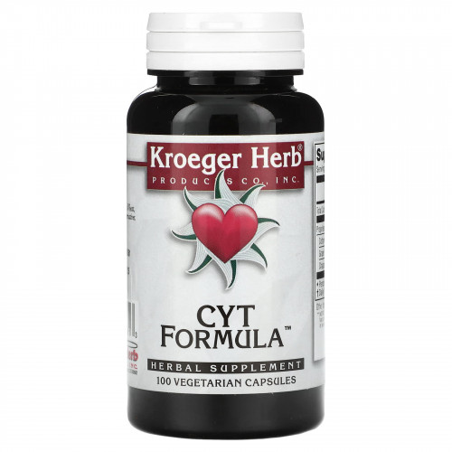 Kroeger Herb Co, CYT Formula, 100 вегетарианских капсул