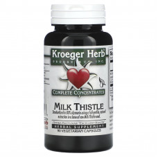 Kroeger Herb Co, Комплексные концентраты, расторопша, 90 вегетарианских капсул
