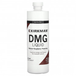 Kirkman Labs, DMG Liquid, натуральная малина, 473 мл (16 жидк. Унций)