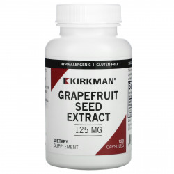 Kirkman Labs, Экстракт из косточек грейпфрута, 125 мг, 120 капсул