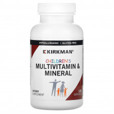 Kirkman Labs, мультивитамины и минералы для детей, 120 капсул