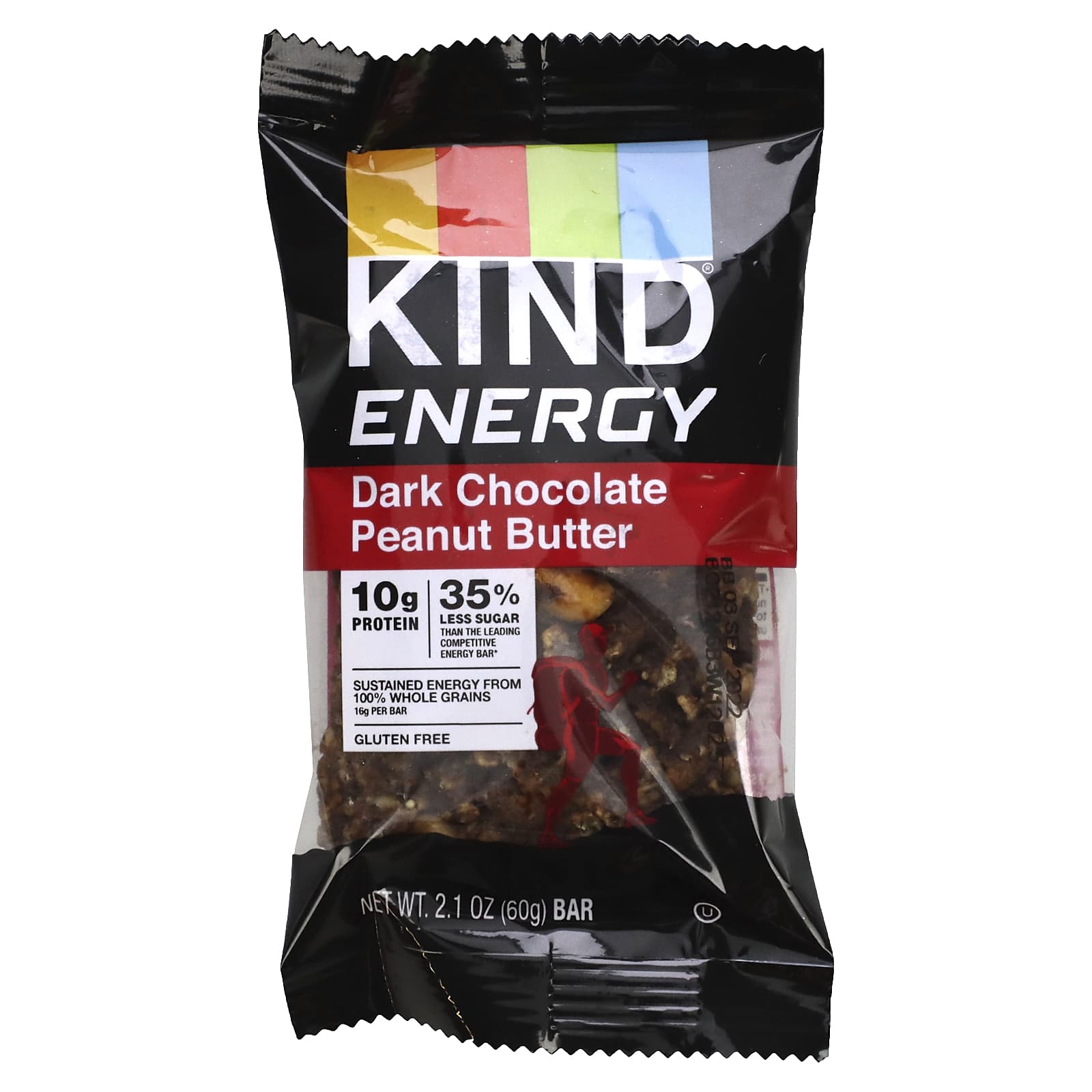 KIND Bars, Energy, арахисовая паста из темного шоколада, 12 батончиков, 60 г (2,1 унции)