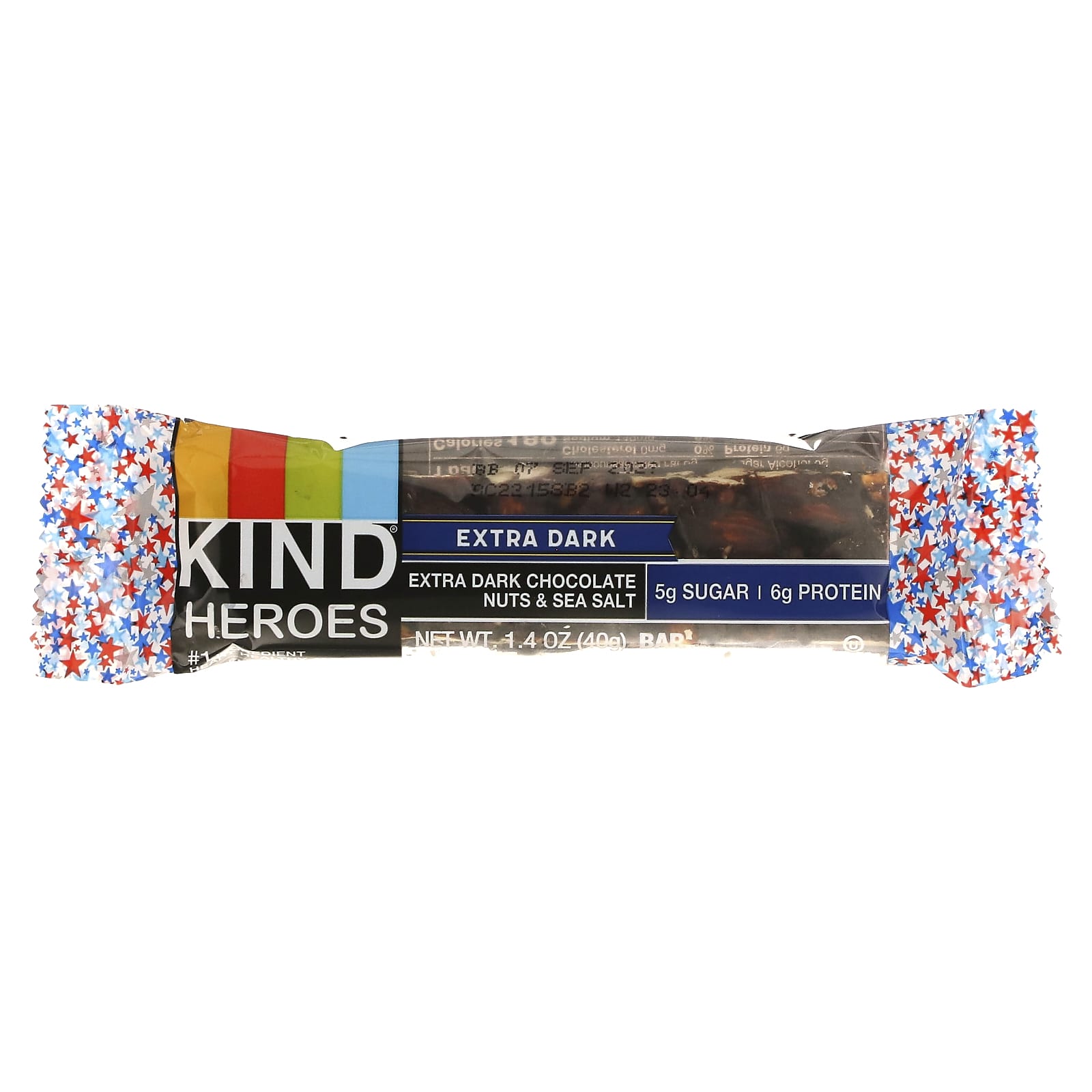 KIND Bars, Экстрачерный шоколад, орехи и морская соль, 12 батончиков по 40 г (1,4 унции)