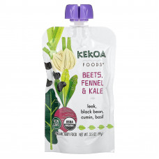 Kekoa, Органическое детское питание, свекла, фенхель и капуста, 99 г (3,5 унции)