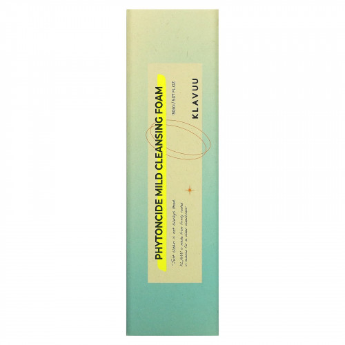 KLAVUU, мягкая очищающая пенка с фитонцидами, 150 мл (5,07 жидк. унции)