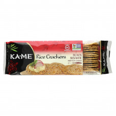 KA-ME, Рисовые крекеры, черный кунжут и соевый соус, 100 г (3,5 унции)