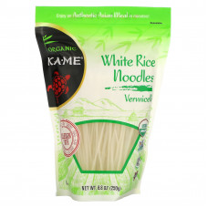 KA-ME, Органическая вермишель из белого риса, 250 г (8,8 унции)