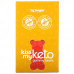 Kiss My Keto, Keto Gummy Bears, жевательные мармеладки в форме мишек, подходит для кетодиеты, со вкусом фруктов, 12 пакетиков по 23 г (0,79 унции)