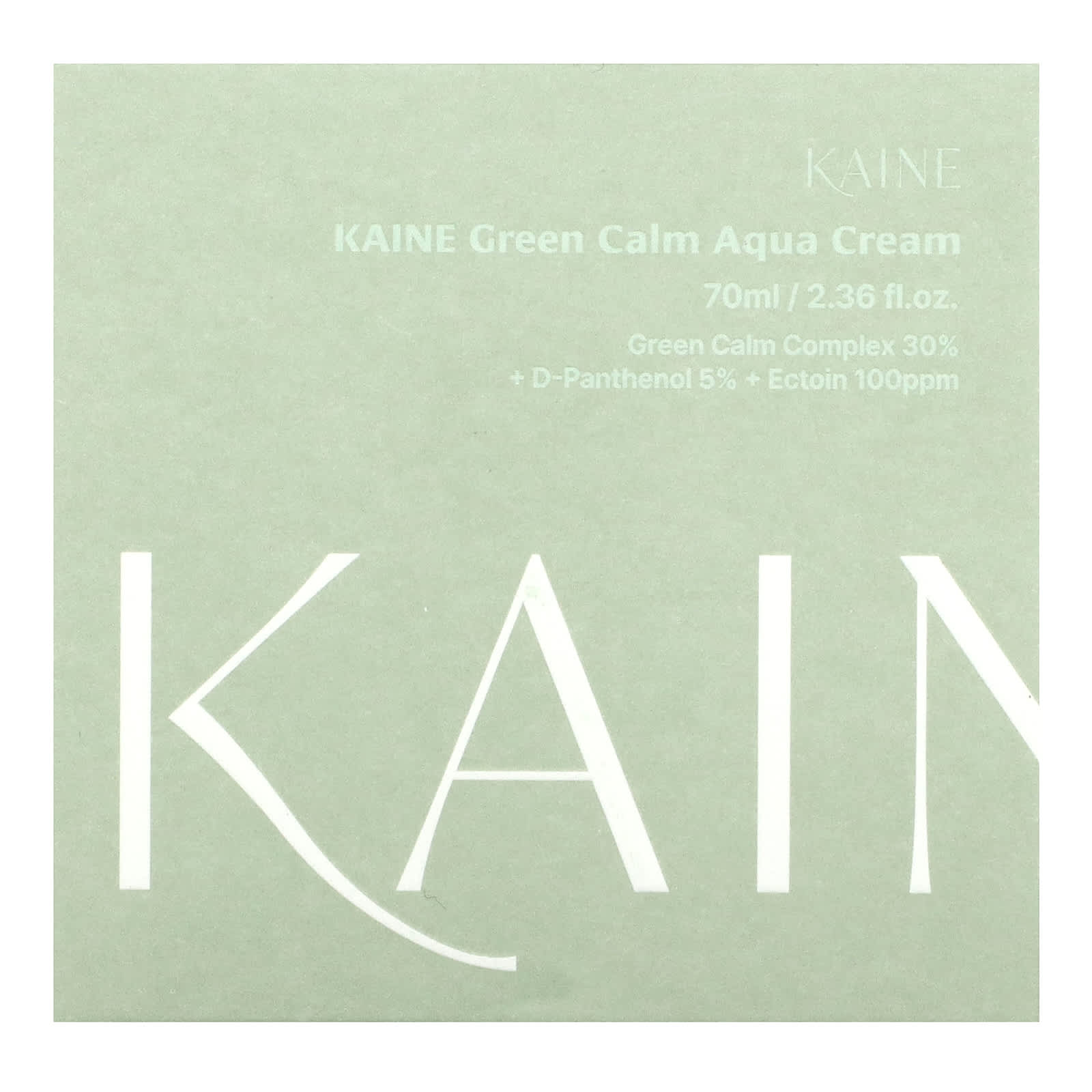 Kaine, Green Calm Aqua Cream, 70 мл (2,36 жидк. Унции)