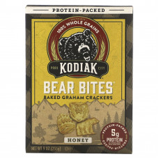 Kodiak Cakes, Bear Bites, запеченные крекеры с медом, 255 г (9 унций)