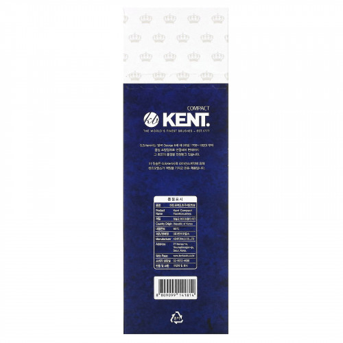Kent Orals Co, Ltd., ультрамягкая зубная щетка, компактная, 6 шт.
