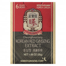 CheongKwanJang, экстракт корейского красного женьшеня, 30 г (1,06 унции)