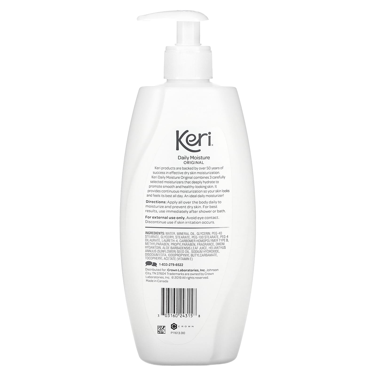 Keri, Daily Moisture, Original, 425 г (15 унций)