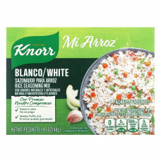 Knorr, Mi Arroz, смесь приправ для риса, белый, 4 пакетика, 48 г (1,69 унции)