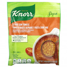 Knorr, смесь для супа для пасты на томатной основе Alphabet, 100 г (3,5 унции)