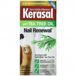 Kerasal, Nail Renewal Plus Масло чайного дерева, 0,33 жидкой унции (10 мл)