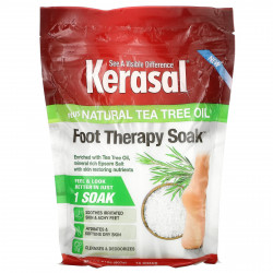 Kerasal, Foot Therapy Soak Plus, натуральное масло чайного дерева, 907 г (2 фунта)