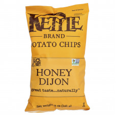 Kettle Foods, картофельные чипсы, с медом и дижоном, 141 г (5 унций)