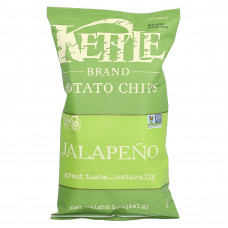 Kettle Foods, картофельные чипсы, халапеньо, 141 г (5 унций)
