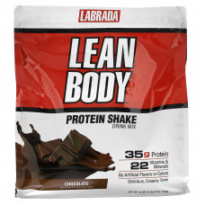 Labrada Nutrition, Lean Body, протеиновый коктейль, заменитель пищи, со вкусом шоколада, 2100 г (4,63 фунта)