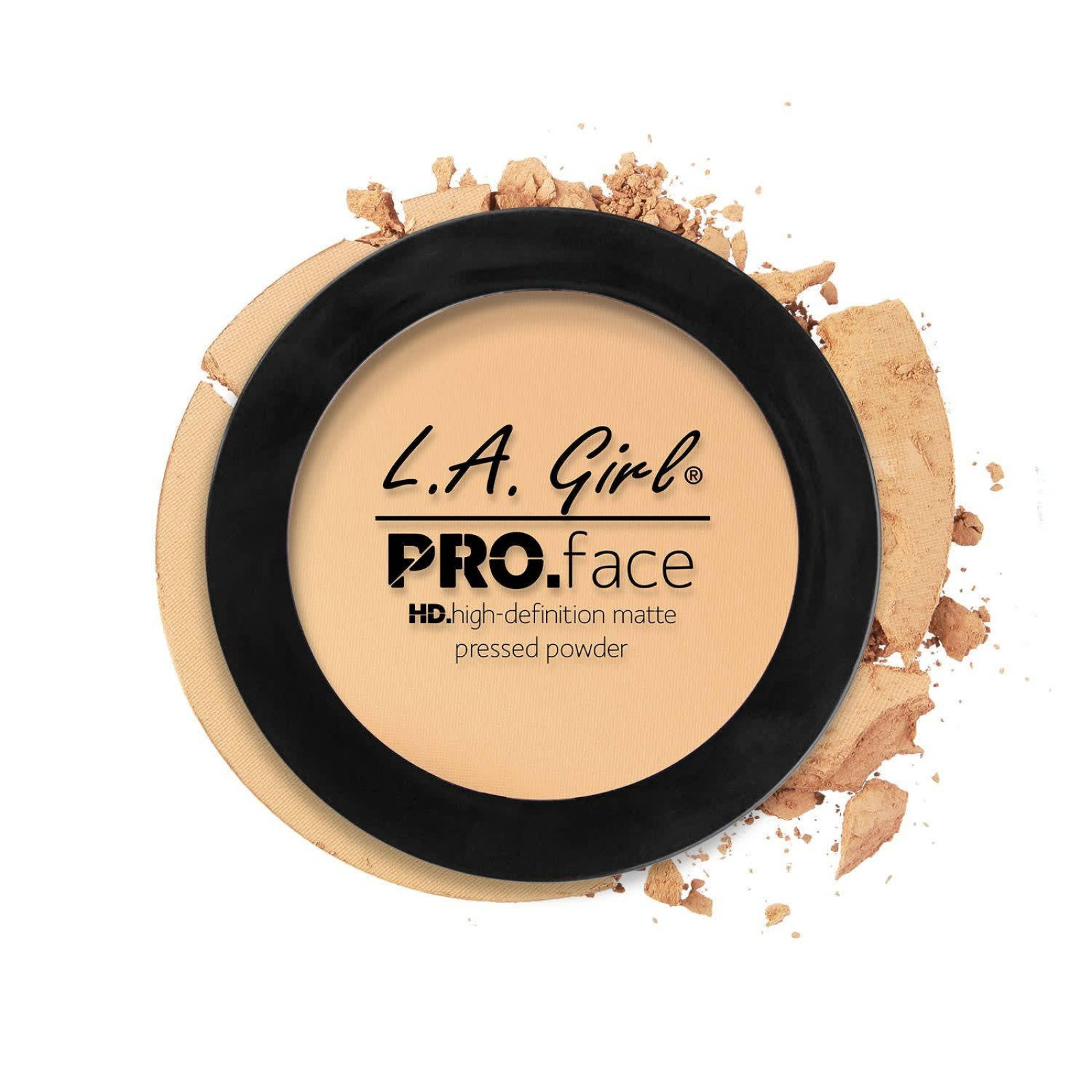 L.A. Girl, Компактная пудра для лица Pro Face HD, матирующая, оттенок Creamy Natural, 7 г