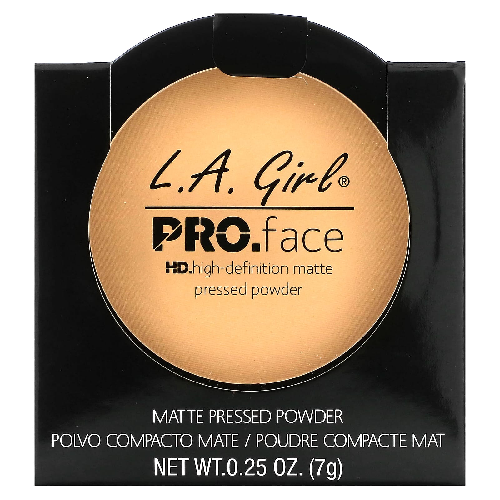 L.A. Girl, Компактная пудра для лица Pro Face HD, матирующая, оттенок Creamy Natural, 7 г