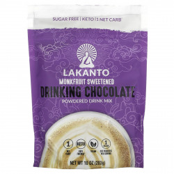 Lakanto, Смесь в форме порошка для приготовления питьевого шоколада, подслащено архатом, 283 г (10 унций)