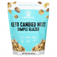 Lakanto, Keto Candied Nuts, Simple Glazed, 8 oz (227 g)