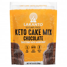 Lakanto, кетогенная смесь для приготовления тортов, шоколад, 250 г (8,8 унции)