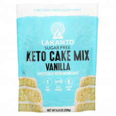 Lakanto, Keto Cake Mix, Vanilla, 8.8 oz (250 g)