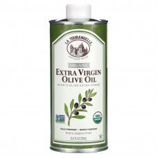 La Tourangelle, 100% органическое оливковое нерафинированное масло первого холодного отжима, 750 мл (25,4 жидк. унции)