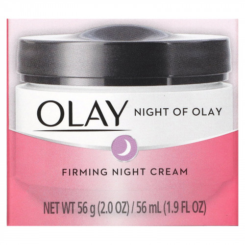 Olay, Night of Olay, укрепляющий ночной крем, 56 мл (1,9 жидк. Унции)