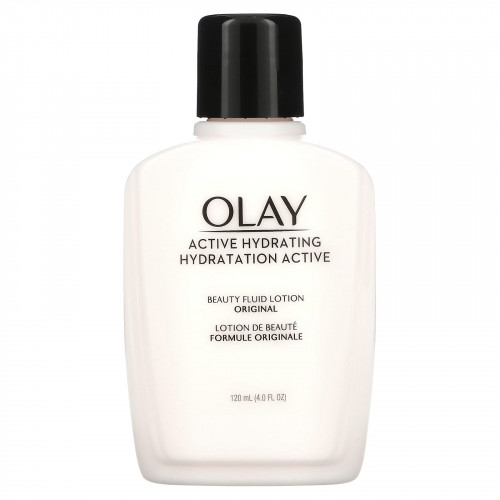 Olay, Active Hydrating, флюид для лица, оригинальный, 120 мл (4 жидк. унции)