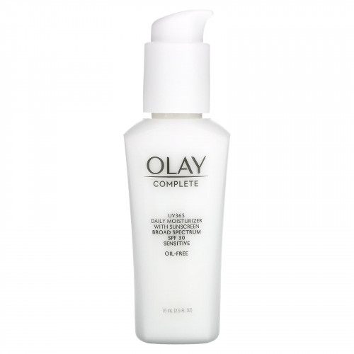 Olay, Complete, UV365, дневное увлажняющее средство, SPF 30, для чувствительной кожи, 75 мл (2,5 жидк. унции)