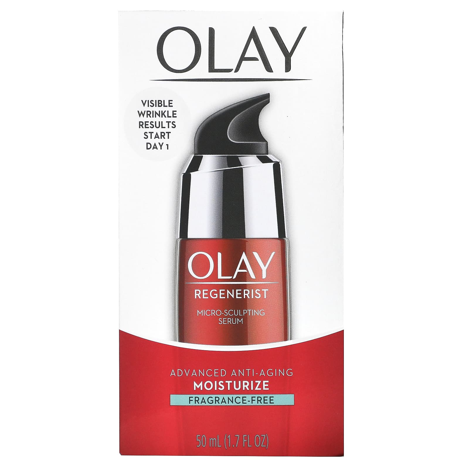 Olay, Regenerist, микромоделирующая сыворотка, без отдушек, 50 мл (1,7 жидк. унции)