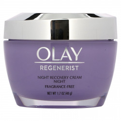 Olay, Regenerist, ночной восстанавливающий крем, без отдушек, 48 г (1,7 унции)