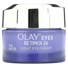 Olay, Eyes, Retinol24, ночной крем для кожи вокруг глаз, 15 мл (0,5 жидк. Унции)
