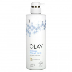 Olay, Успокаивающий гель для душа, для кожи, склонной к экземе, 530 мл (17,9 жидк. Унции) (Товар снят с продажи) 