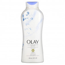 Olay, Отшелушивающий гель для душа для ежедневного использования, с морской солью, 650 мл (22 жидк. унции)