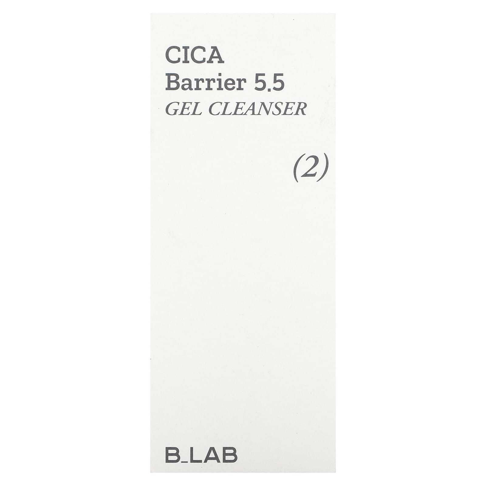 B_Lab, Cica Barrier 5.5, очищающий гель, 120 мл (4,06 жидк. Унции)