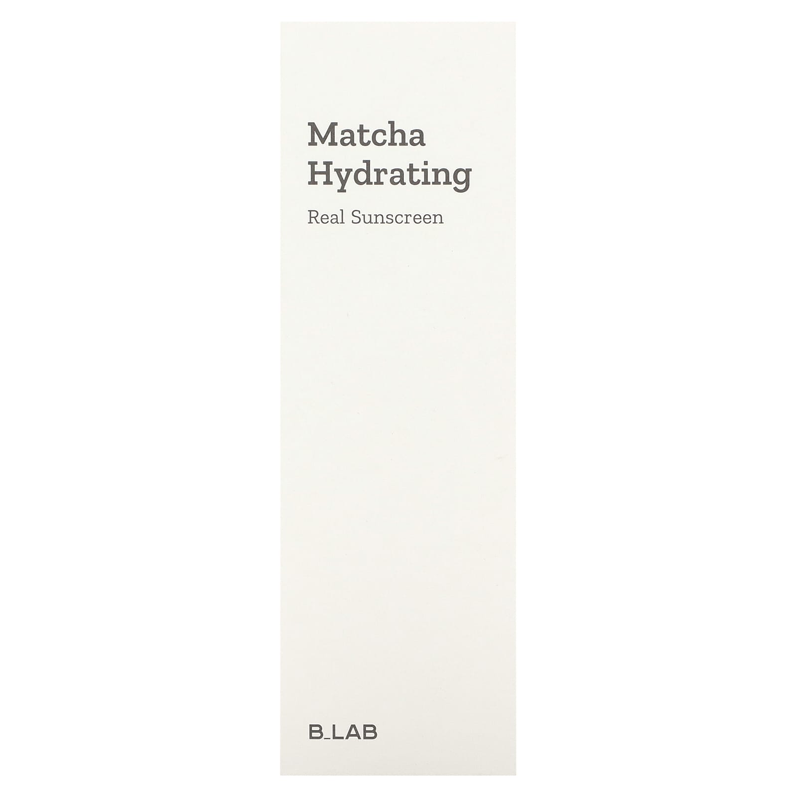 B_Lab, Matcha Hydrating, настоящее солнцезащитное средство, SPF 50+ PA ++++, 50 мл (1,69 жидк. Унции)