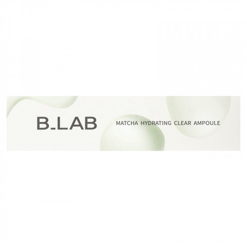 B_Lab, Увлажнение с матча, прозрачная ампула, 50 мл (1,69 жидк. Унции)