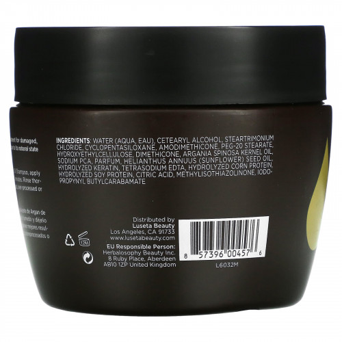Luseta Beauty, Маска для волос с аргановым маслом, 500 мл (16,9 жидк. Унции)