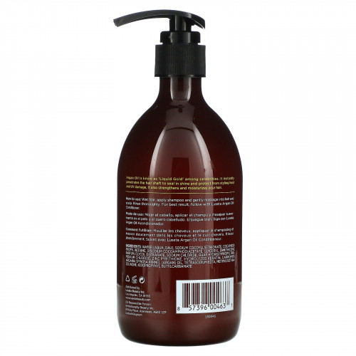 Luseta Beauty, Аргановое масло, шампунь для всех типов волос, 500 мл (16,9 жидк. Унции)