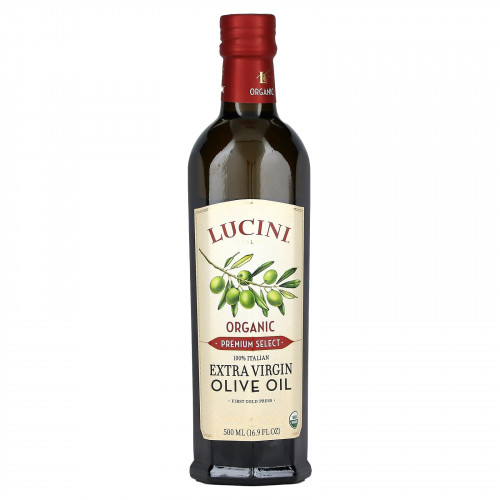 Lucini, Высококачественное органическое оливковое масло первого холодного отжима, 500 мл (16,9 жидк. унции)