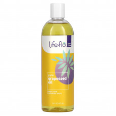 Life-flo, чистое масло из виноградных косточек, уход за кожей, 473 мл (16 жидк. унций)