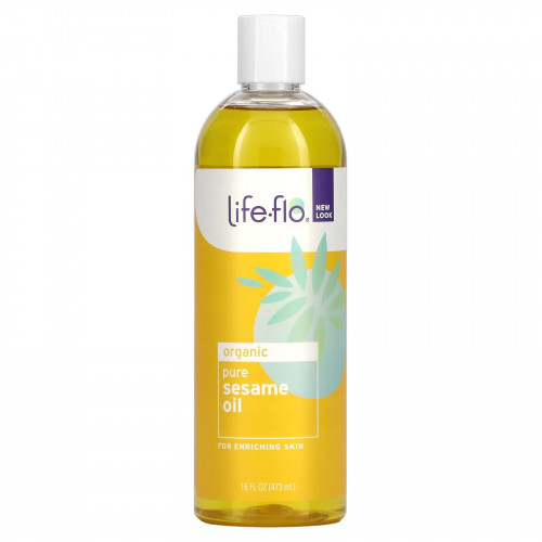 Life-flo, Чистое кунжутное масло для ухода за кожей, 473 мл (16 жидких унций)