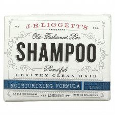 J.R. Liggetts, Шампунь-мыло по старинному рецепту, формула для поврежденных волос, 3.5 унции (99 г)