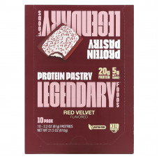 Legendary Foods, Protein Pastry, Red Velvet, 10 пакетиков по 61 г (2,2 унции)