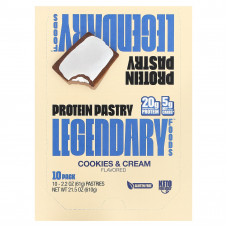 Legendary Foods, Protein Pastry, печенье и сливки, 10 шт., 61 г (2,2 унции)